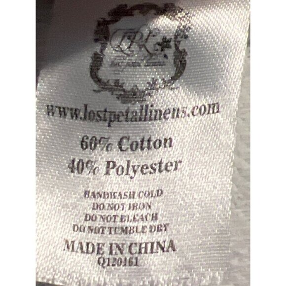 Lost Petal Linens White Tunic Tee Shirt Dress With Front Pockets & Sunflower L - Picture 5 of 10